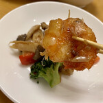 白玉蘭 モクレン - 海老のＸＯ醬炒め(小皿)@1,800円(税抜)