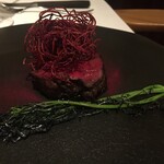 レストラン ウオゼン - ジビエのビーツソース