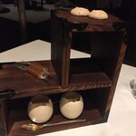 レストラン ウオゼン - プリンとクッキー，金柑キャラメル