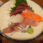 金町製麺 - 刺身盛