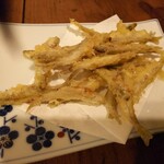金町製麺 - ワカサギの天婦羅