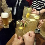 金町製麺 - 乾杯