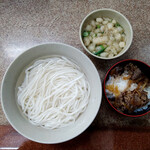 天領うどん - 天領うどんとミニ牛めし