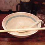 中華めん処 道頓堀 - もちろん美味しくて完食。