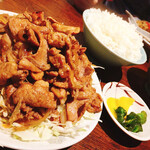 栄華 - 焼肉炒め定食