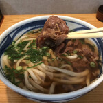 山岐庵うどん - 肉はこんなの