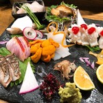 天びん棒 - お刺身8種盛り