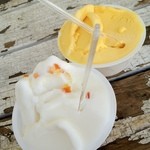 アイスクリーム工房 ぼぼり - 伊予柑、マンゴー