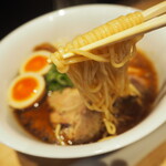 らぁ麺や 嶋 - 麺アップ