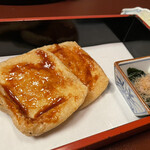 東京 芝 とうふ屋うかい - お目当てのひとつ、あげ田楽