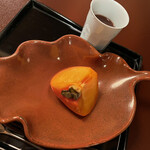 東京 芝 とうふ屋うかい - 柔らかな熟柿