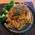 シエスタ ヤマノテ - 鉄板焼きナポリタン 200g、500円＋ブロッコリー、100円
