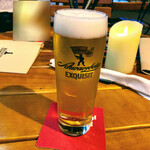 ステーキとドイツビール マーベリックス - MAVERICKS BEERSTATION　300杯限定キャンペーン中の 「シュバルツブロイ　バイエルンヘレス」が300円(税別⇒330円)で飲めました