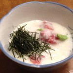 にしきや - マグロの山かけ（450円）