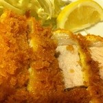 とんかつ やまいち - 断面