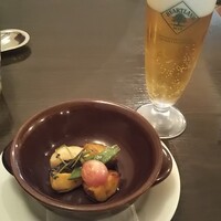 ピッツェリア ロマーナ ジャニコロ - 絶品！インカのめざめと本日の野菜の釜焼き