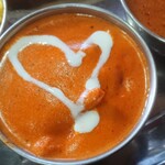 ドゥルガ　ダイニング - バターチキンカレー♪ハート可愛い