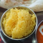 ドゥルガ　ダイニング - ライス白→黄になった～(笑)