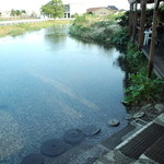 菊水苑 - 階段で川に降りれます