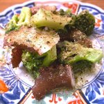 さくら本店 - タコとブロッコリーのカルパッチョ　2020.11.19