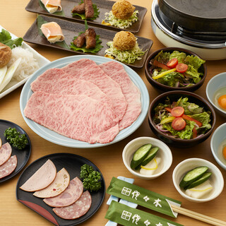 [Private room guaranteed] Kuroge Wagyu beef finest course (Sukiyaki)