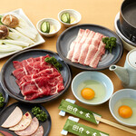 Nikusenton Ya Sasaki - 食べ放題・飲み放題コースすき焼き