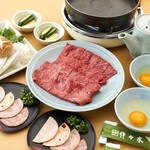 Nikusenton Ya Sasaki - 黒毛和牛赤身コースすき焼き