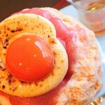 慈げん - プディングりんごにカスタードブリュレ