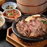 Japanese black beef Sukiyaki set meal