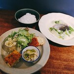 SATO - 秋鮭と旬野菜のクリーム蒸しランチ