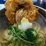 生醤油とり天うどん