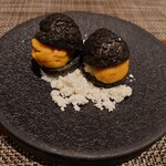 series - 甘海老の紹興酒漬け　雲丹