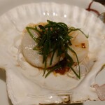 series - 活帆立貝と春雨　辣椒鼓油ソース