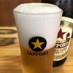 魂の中華そば - サッポロラガー（500ml）600円