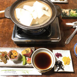 Goemon Chaya - 湯どうふ定食（2500円）