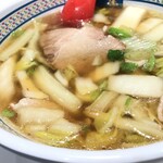 どうとんぼり神座 - おいしいラーメン(半麺) 680yen