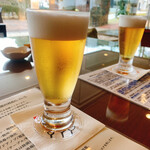 緑水亭 勝浦別館 翠海 - ウエルカムドリンクのビール