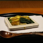 日本料理 幸庵 - 松葉ガニの加減酢ジュレがけ