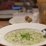 ピッツェリア エ オステリア ムギ - 魚貝だしのリゾット 680円。