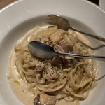 ピッツェリア エ オステリア ムギ - ボルチーニ茸の濃厚クリームパスタ 1,600円。