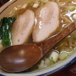 烈志笑魚油 麺香房 三く - 白壺ラーメン