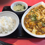 蘭苑飯店 - 麻婆豆腐定食　650円