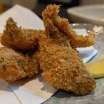 旬魚菜 しら川 - 金アジフライ