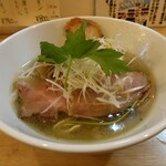 Menshouwa - 鶏清湯ラーメン（塩）＋煮玉子