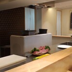 銀座 大石 - 炭火焼ブース