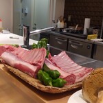 銀座 大石 - 仔羊解体