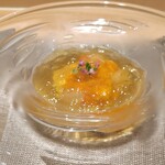 銀座 大石 - 雲丹とボタン海老