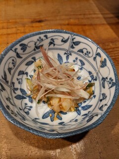 Tsukino miyako - 生たこのみょうが味噌和え　450円　