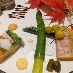 銀座 大石 - グリーンアスパラ