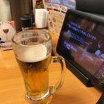 ステーキ宮 - クーポン\100ビール